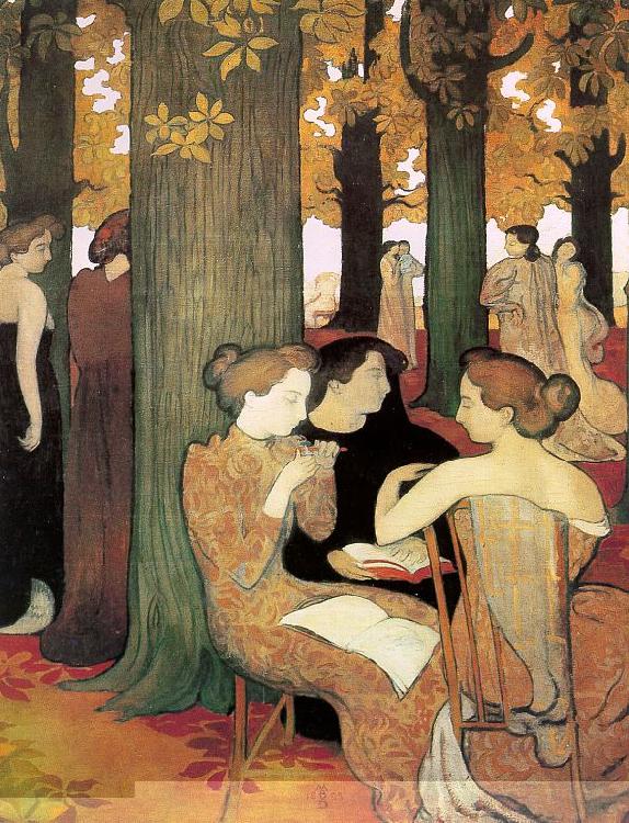 Maurice Denis The Muses in the Sacred Wood oil painting image